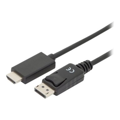 Kabel za Adapter DisplayPort DIGITUS (DP muški / HDMI tip-A muški, 2 m)