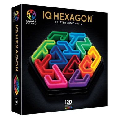 SMART GAMES Igra IQ Hexagon, 120 izazova