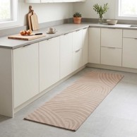 Kuhinjski tepih Skandinavski 300 x 60 cm 100% poliamid, taupe
