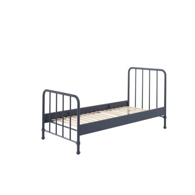 VIPACK Tamno plavi metalni dječji krevet 90x200 cm BRONXX
