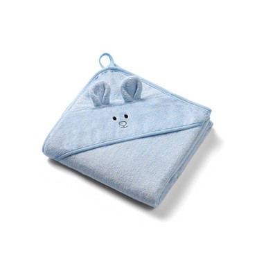 BABYONO Ručnik sa ušima, 100x100 cm, plavi