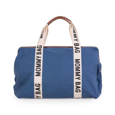 CHILDHOME Torba Mommy Bag signature platno, indigo