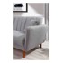 BALCAB HOME Svijetlo siva sklopiva kutna garnitura (s lijevim kutom) Aqua, 225x150x85 cm