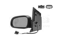 VAN WEZEL Retrovizor VW Polo Fox 05-, lijevi, električni, grijani