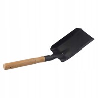 VERGIONIC Metalna lopatica s drvenom drškom, 37 cm