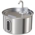 HOMESTAR Fontana za vodu za kućne ljubimce 30x30x172 cm, crna