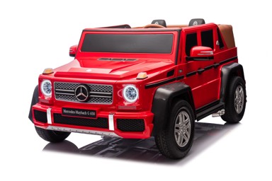 MERCEDES Licencirani auto na akumulator Benz Maybach G650 4x4, dvosjed, crveni