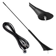 AMIO Auto antena 40 cm 5 mm adapter 3 m kabel ANT07