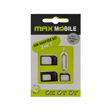 MAX MOBILE Adapter za SIM karticu 3u1