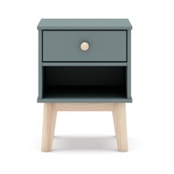 MARCKERIC Dječji noćni ormarić prljavo zeleni Esteban 