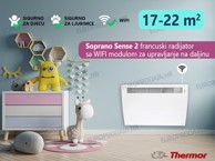 THERMOR Radijator Soprano Sense 2, 2000 W, WIFI