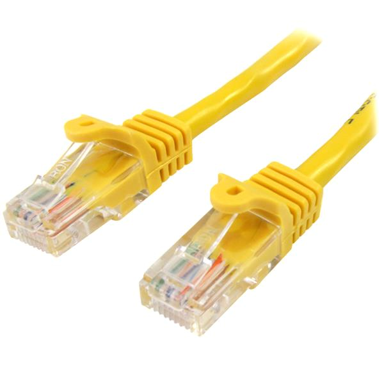 STARTECH Mrežni kabel 45PAT50CMYL, Cat5e, U/UTP, 0,5 m, žuta