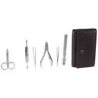 ZWILLING Set za manikuru Classic Inox Neat's, kožna futrola, ljubičasta, 7 kom
