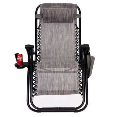 Ležaljka s dodacima, siva