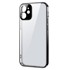 JOYROOM Ultra tanka maskica s metalnim okvirom, iPhone 12 mini, crna