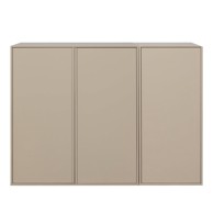 VTWONEN Modularni garderobni ormar Daily, 150 x 110 cm, masivni bor, krem