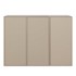 VTWONEN Modularni garderobni ormar Daily, 150 x 110 cm, masivni bor, krem
