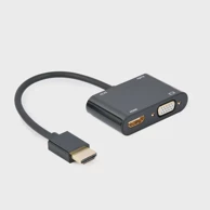 GEMBIRD Adapter A-HDMIM-HDMIFVGAF-01, HDMI na VGA
