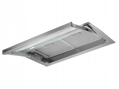 ELECTROLUX Kuhinjska napa, Ugradbena, teleskopska, 60 cm, 600 m3/h, energetski razred C, inox LFP536X