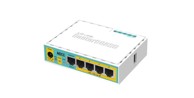 MIKROTIK Router hEX PoE lite, 5 portova, Fast Ethernet, bijela
