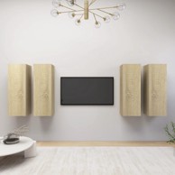 TV ormarići 4 kom boja hrasta sonome 30,5x30x90 cm od iverice