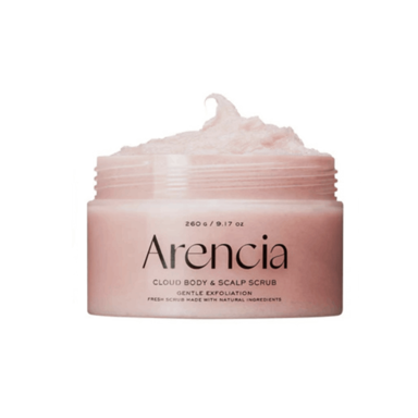 ARENCIA Piling za tijelo i vlasište Fresh Cloud Body & Scalp Scrub Lavender & Pear 260 g