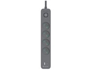TRACER Produžni kabel Power Line+ Mobile Ready, 4 utičnice, USB-A, USB-C PD20W