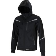 LAHTI Softshell jakna s kapuljačom 2XL CE, crna