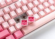 DUCKY Tipkovnica One 3 TKL Gaming USB QWERTZ njemačka ružičasta