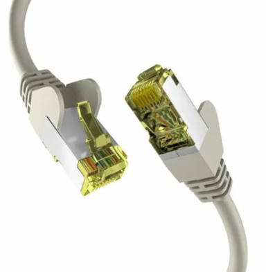 EFB Patch SFTP, CAT.6A PIMF, 0,25 m, sivi