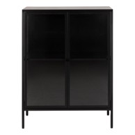 Crna metalna vitrina Actona Newcastle 