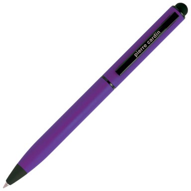 PIERRE CARDIN Olovka kemijska metalna gumirana+touch pen Celebration B0101704IP3 ljubičasta