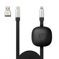 AUTOM STUDIOS USB-C kabel za brzo punjenje 1 8 m KP26294, crni