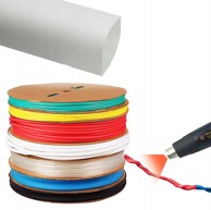 ROSFIX Termoskupljajuća cijev 1 mm × 1 m, bijela