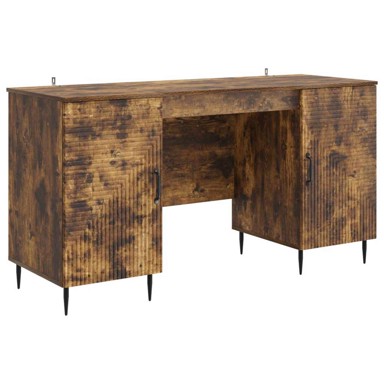 Stol, 142.5 x 50 x 75 cm, konstruirano drvo, dimljeni hrast