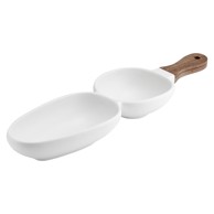 LADELLE Bijela porculanska posuda za posluživanje Essentials