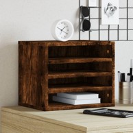 Organizator za stol boja hrasta 36x26x29,5 cm konstruirano drvo