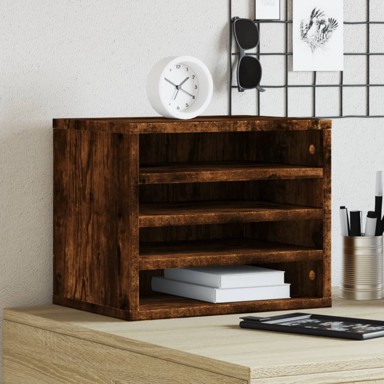 Organizator za stol boja hrasta 36x26x29,5 cm konstruirano drvo