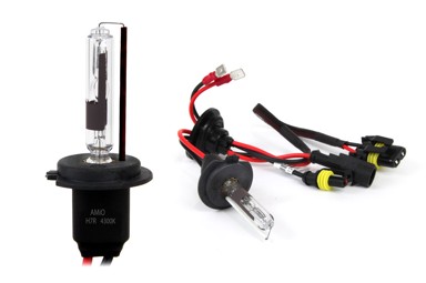 AMIO Premium HID xenon žarulje, H7R, 4300K, toplo bijela, SINGLE BOX (1 žarulja)