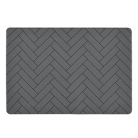 SÖDAHL Sivi silikonski podmetač Tiles, 33 x 48 cm