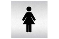 WALTECO Oznaka WC ženski, 60 x 60 mm