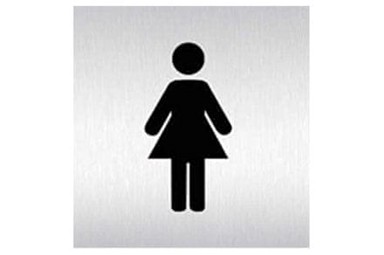 WALTECO Oznaka WC ženski, 60 x 60 mm