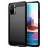 HURTEL Maska TPU Carbon Case za Xiaomi Redmi Note 10 / 10S / Poco M5s, crna