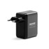 PORT DESIGNS Zidni punjač Port Connect GaN 70 W s OLED zaslonom i USB-C kabelom od 2 m (EU)