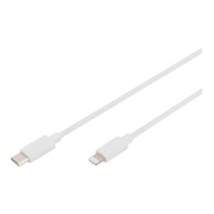 DIGITUS Kabel, USB-C / Lightning, 2m