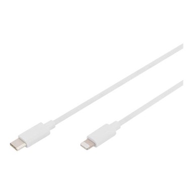DIGITUS Kabel, USB-C / Lightning, 2m