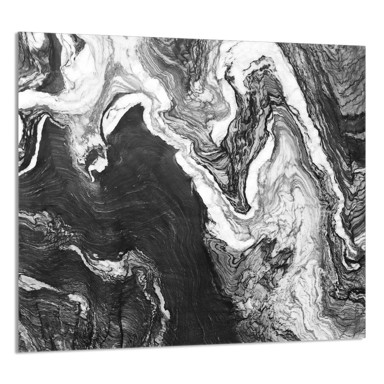 TMK Staklena zaštita za štednjak, 65x60 cm, mramor