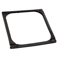 PHOBYA Pokrov za računalne ventilatore, 7mm - 140mm, crni 38205