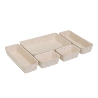 CASA SELECCIÓN Tekstilni organizatori za ladice u setu 5 kom 