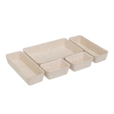 CASA SELECCIÓN Tekstilni organizatori za ladice u setu 5 kom